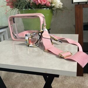 Clear cross body bag